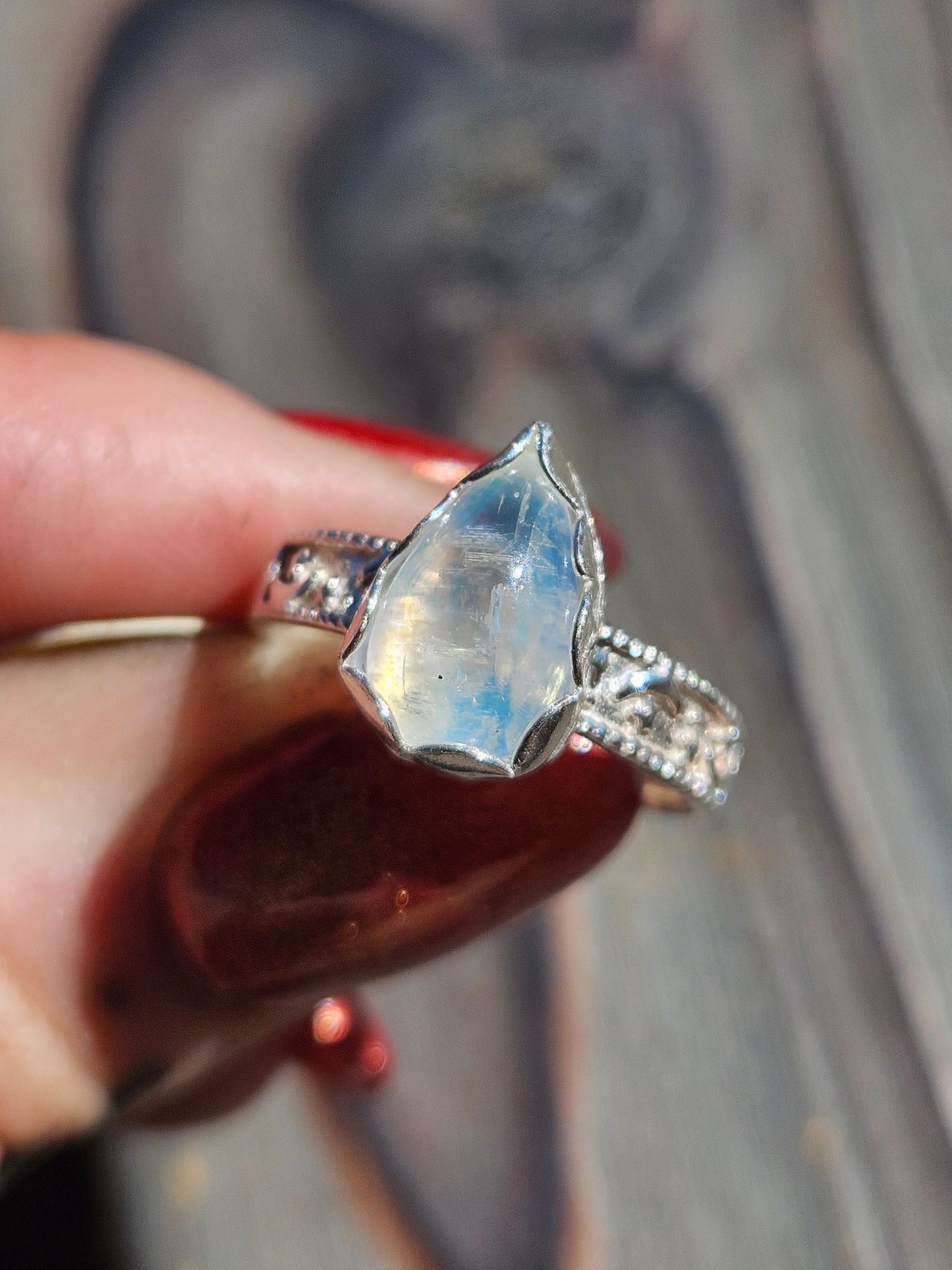 Moonstone Ring, Size 7