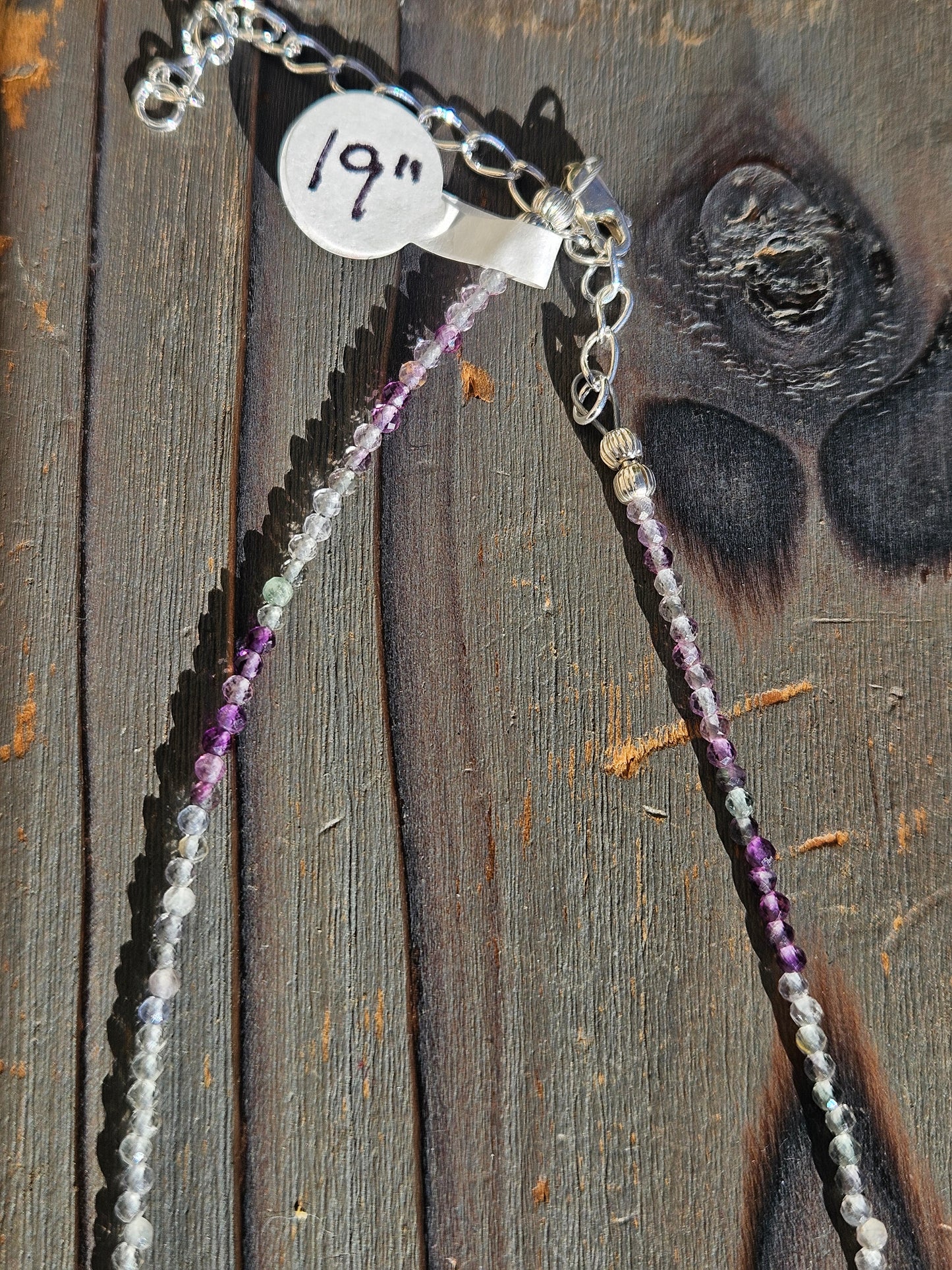 Amethyst MicroMini Necklace, 19in