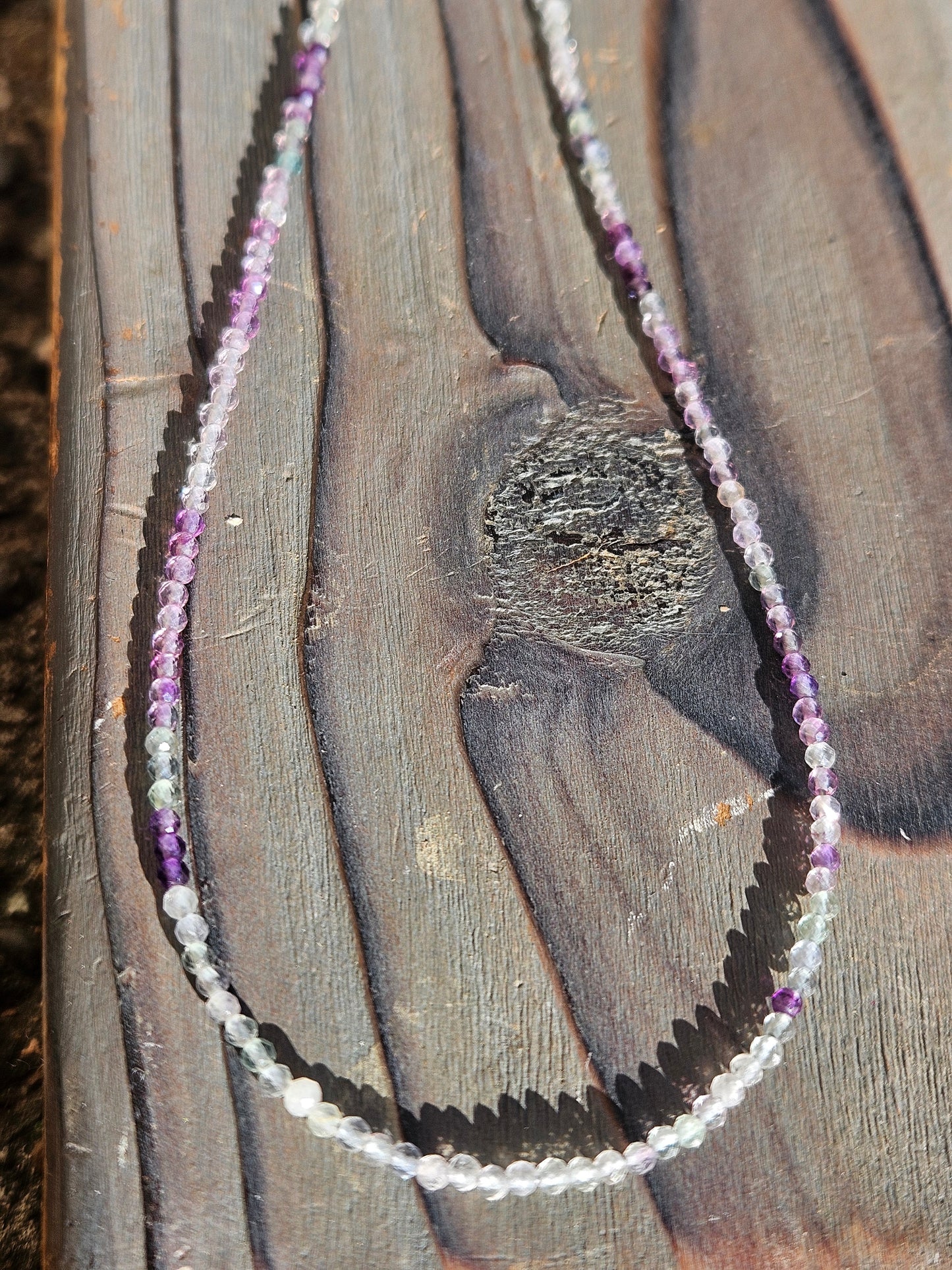 Amethyst MicroMini Necklace, 19in