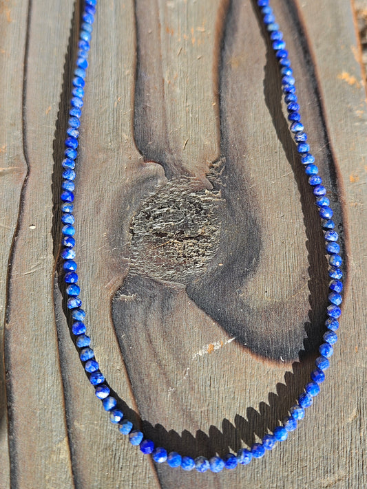 Lapis Lazuli MicroMini Necklace, 19in