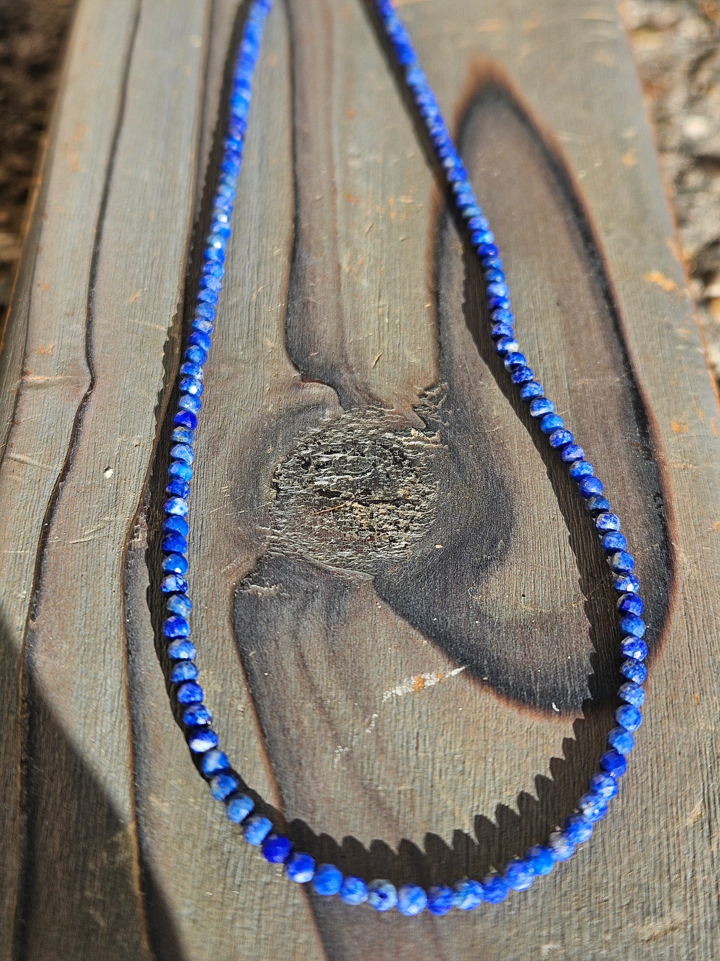 Lapis Lazuli MicroMini Necklace, 19in