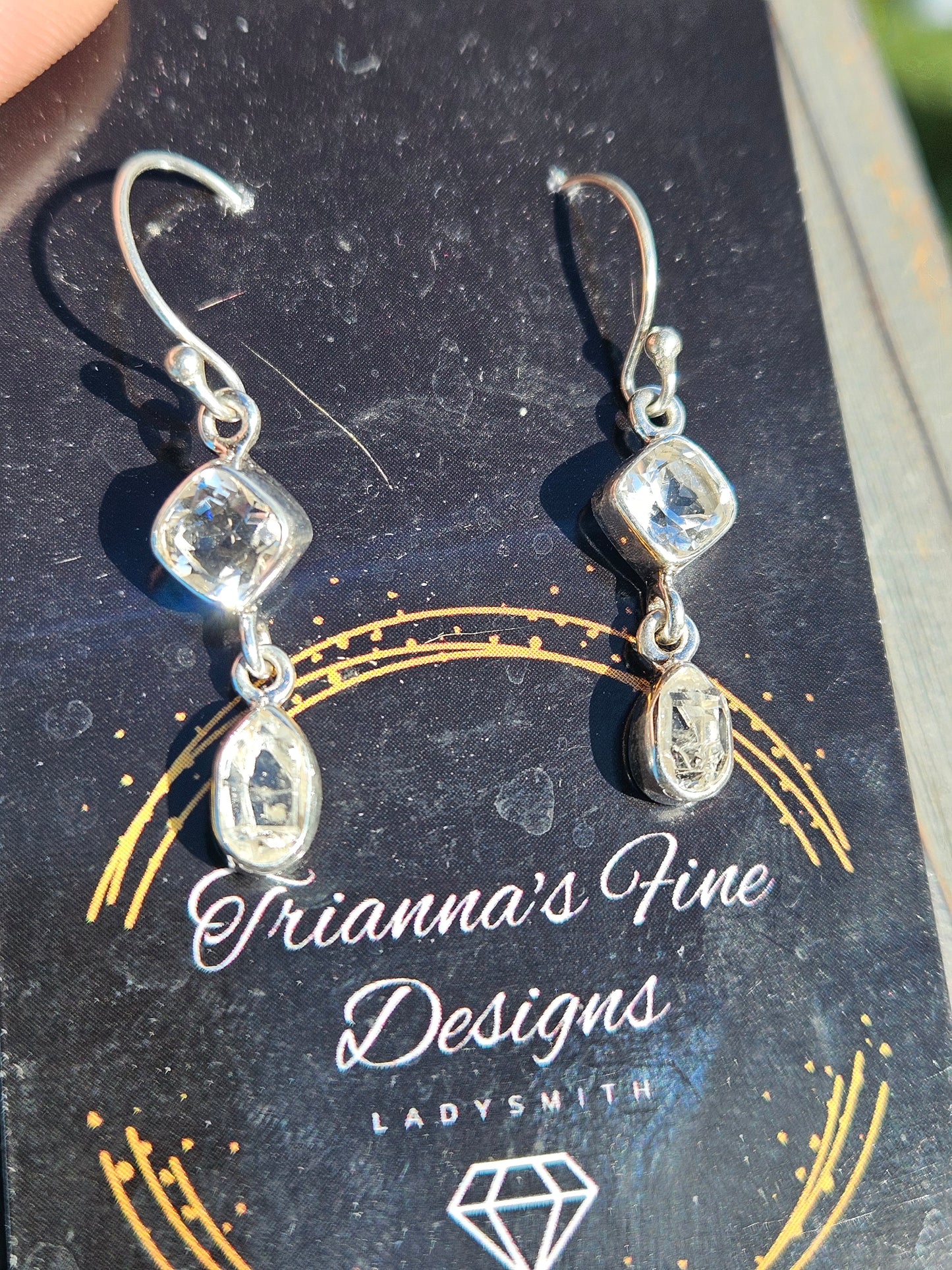 Herkimer Diamond Earrings