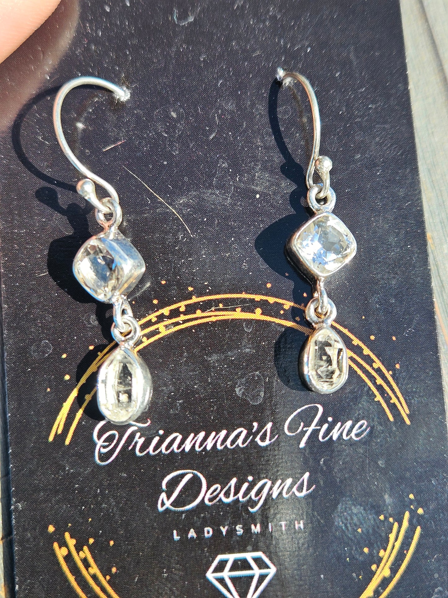 Herkimer Diamond Earrings