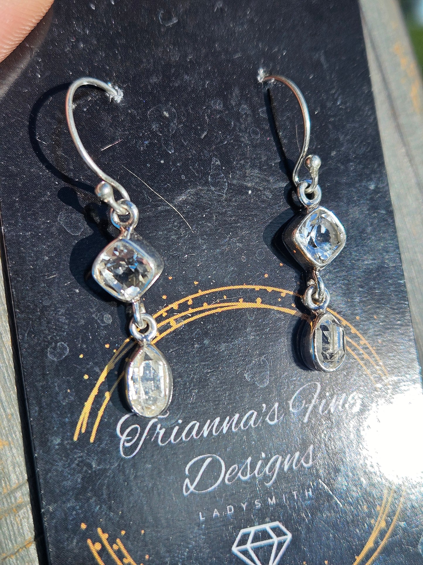 Herkimer Diamond Earrings