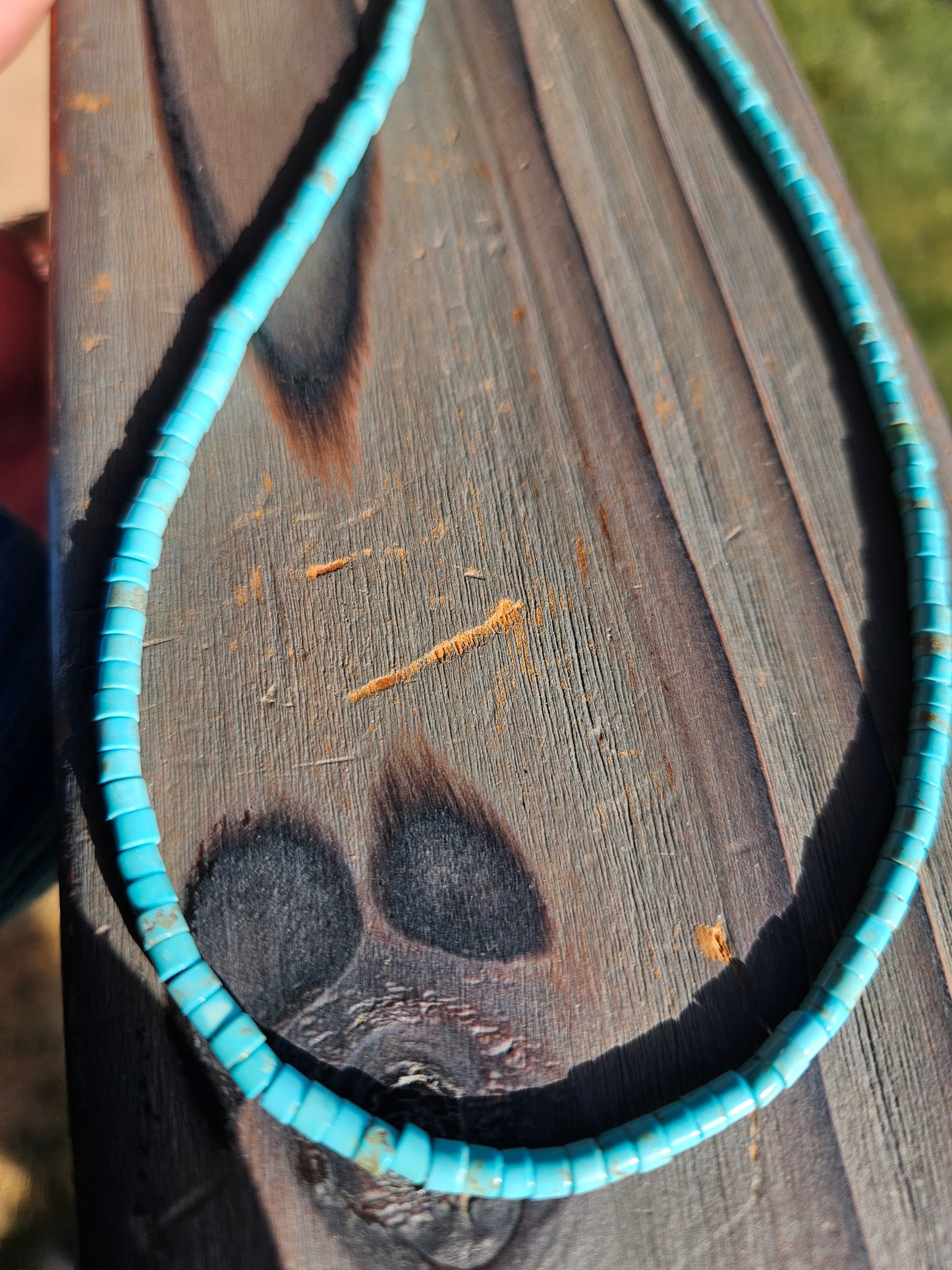 Turquoise Mini Necklace, 19in