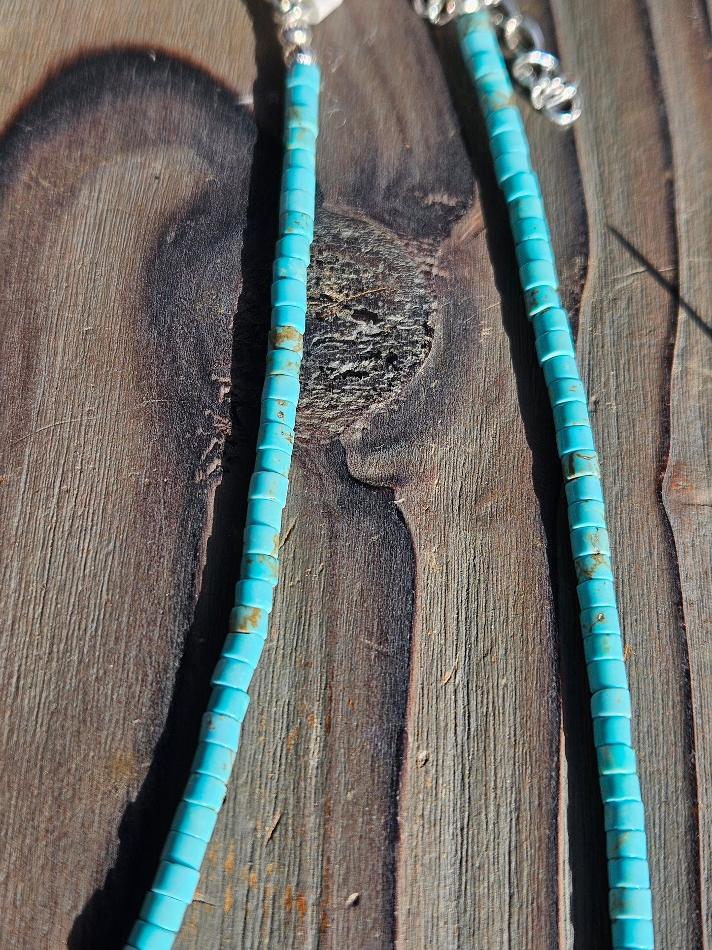Turquoise Mini Necklace, 19in