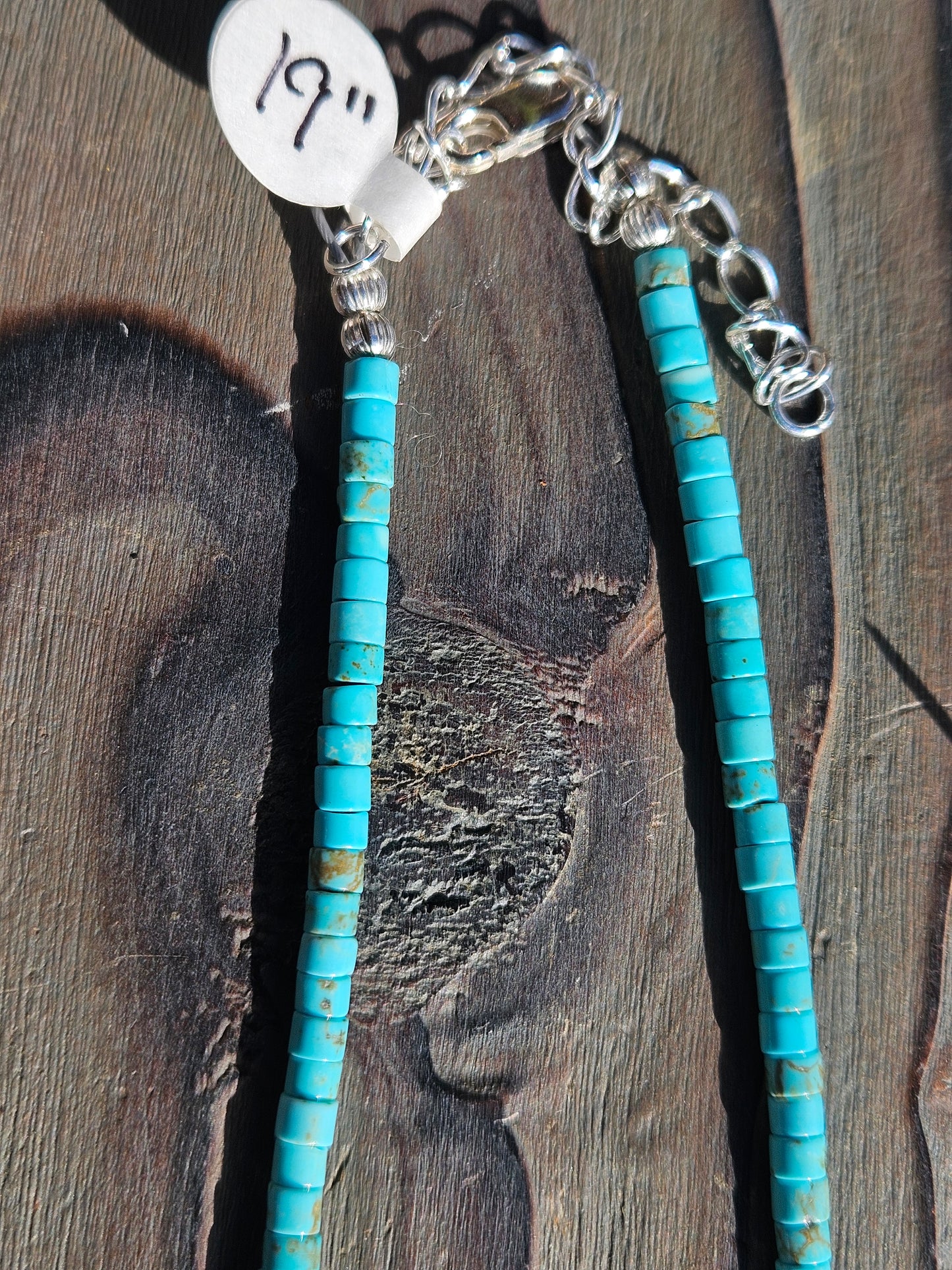 Turquoise Mini Necklace, 19in