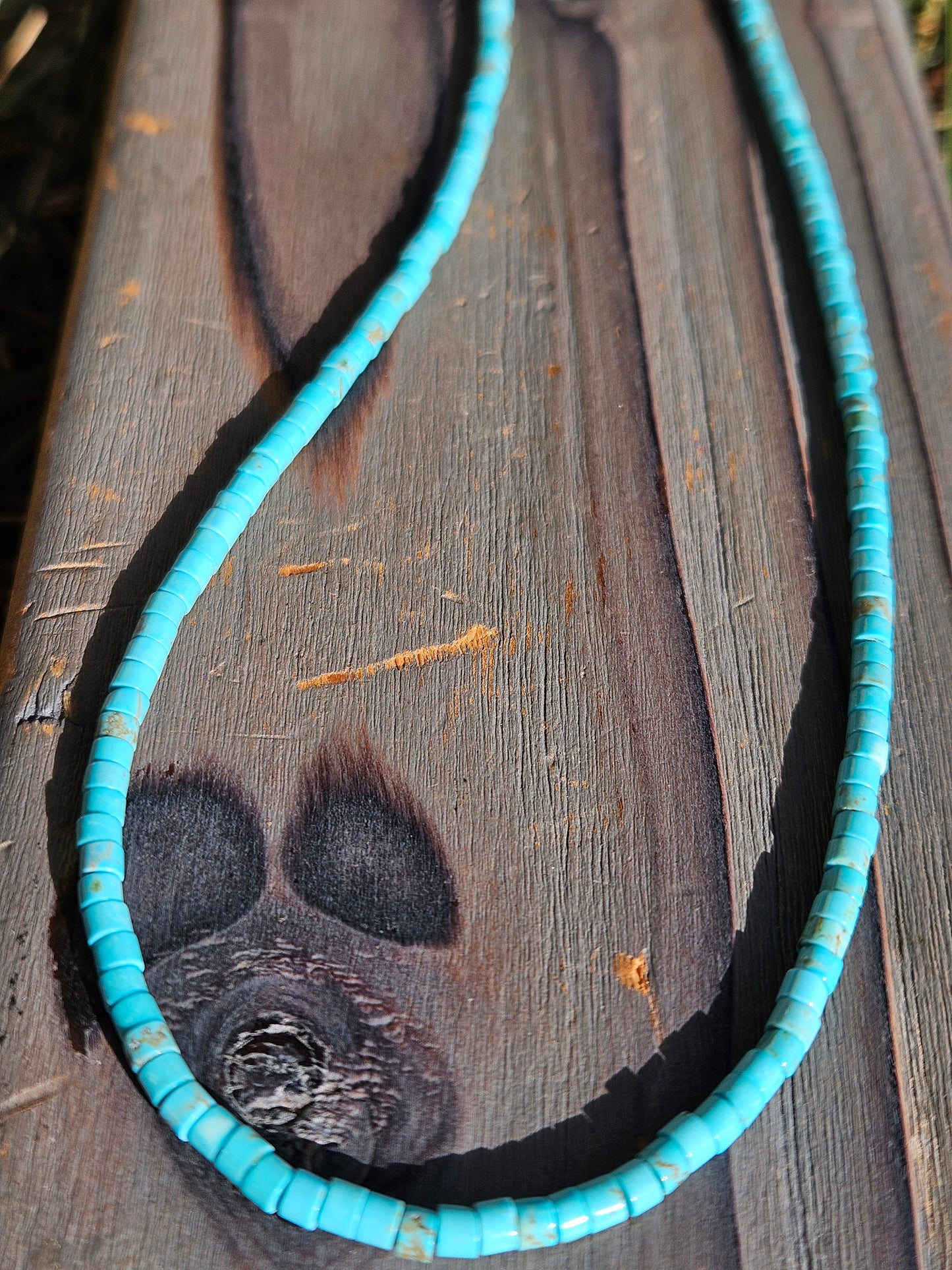 Turquoise Mini Necklace, 19in