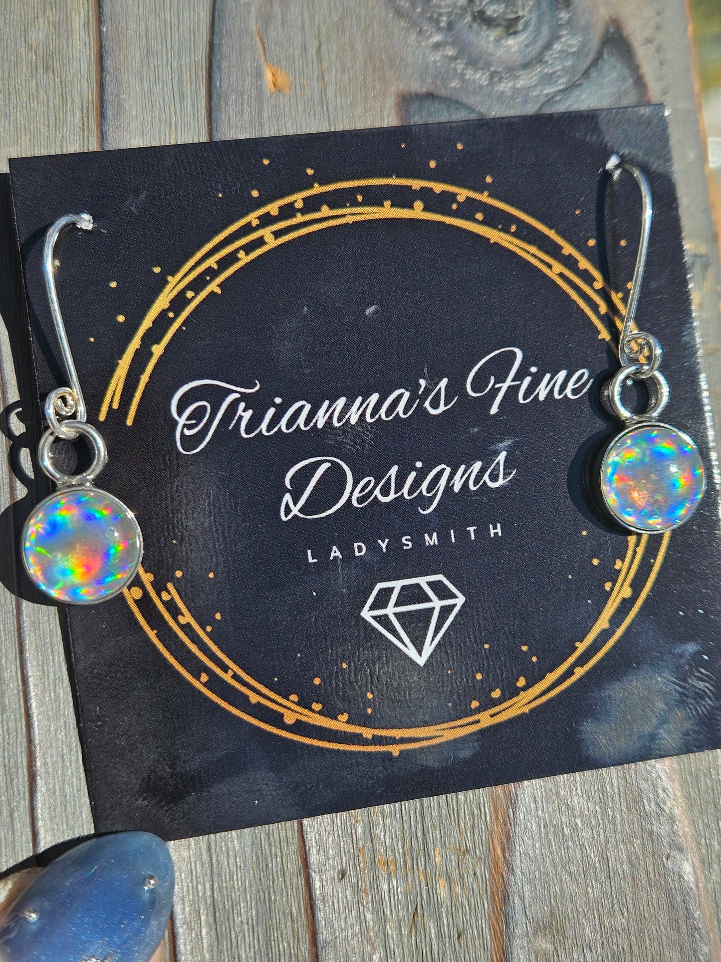 Disco Quartz Earrings