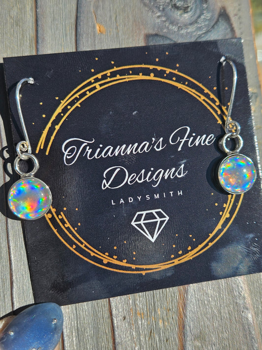 Disco Quartz Earrings
