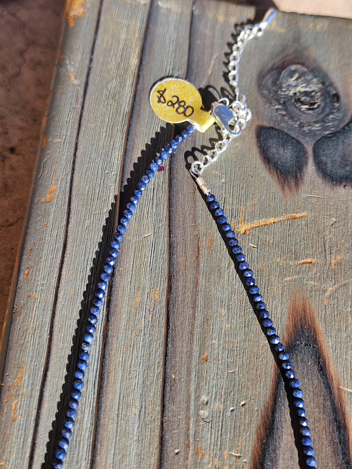 Sapphire Mini Necklace, 18in