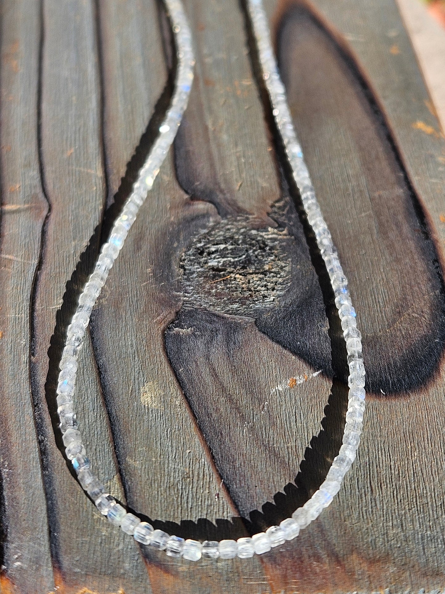 Square Cut Labradorite Micro Mini, 19in