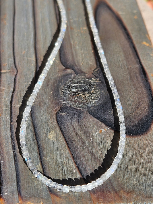 Square Cut Labradorite Micro Mini, 19in