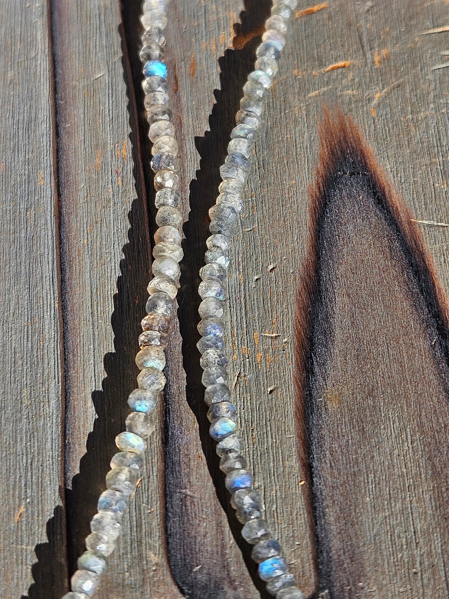 Labradorite Necklace, 21in