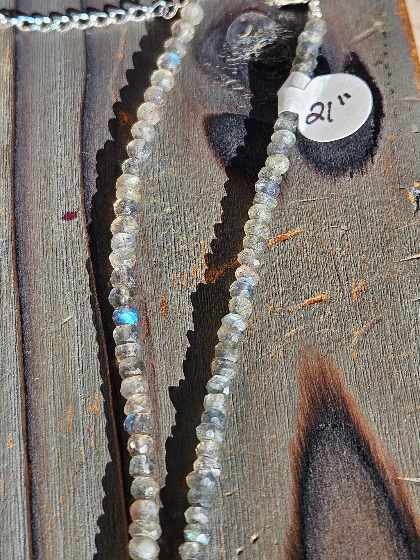 Labradorite Necklace, 21in