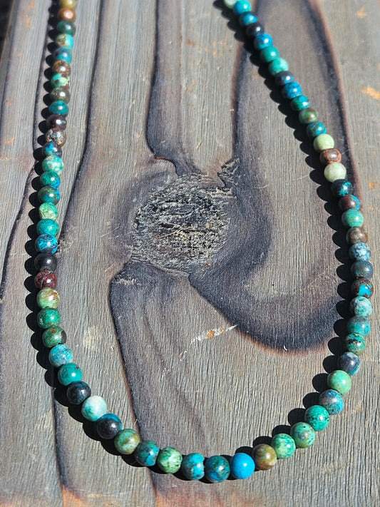 Chrysocolla Necklace, 20in