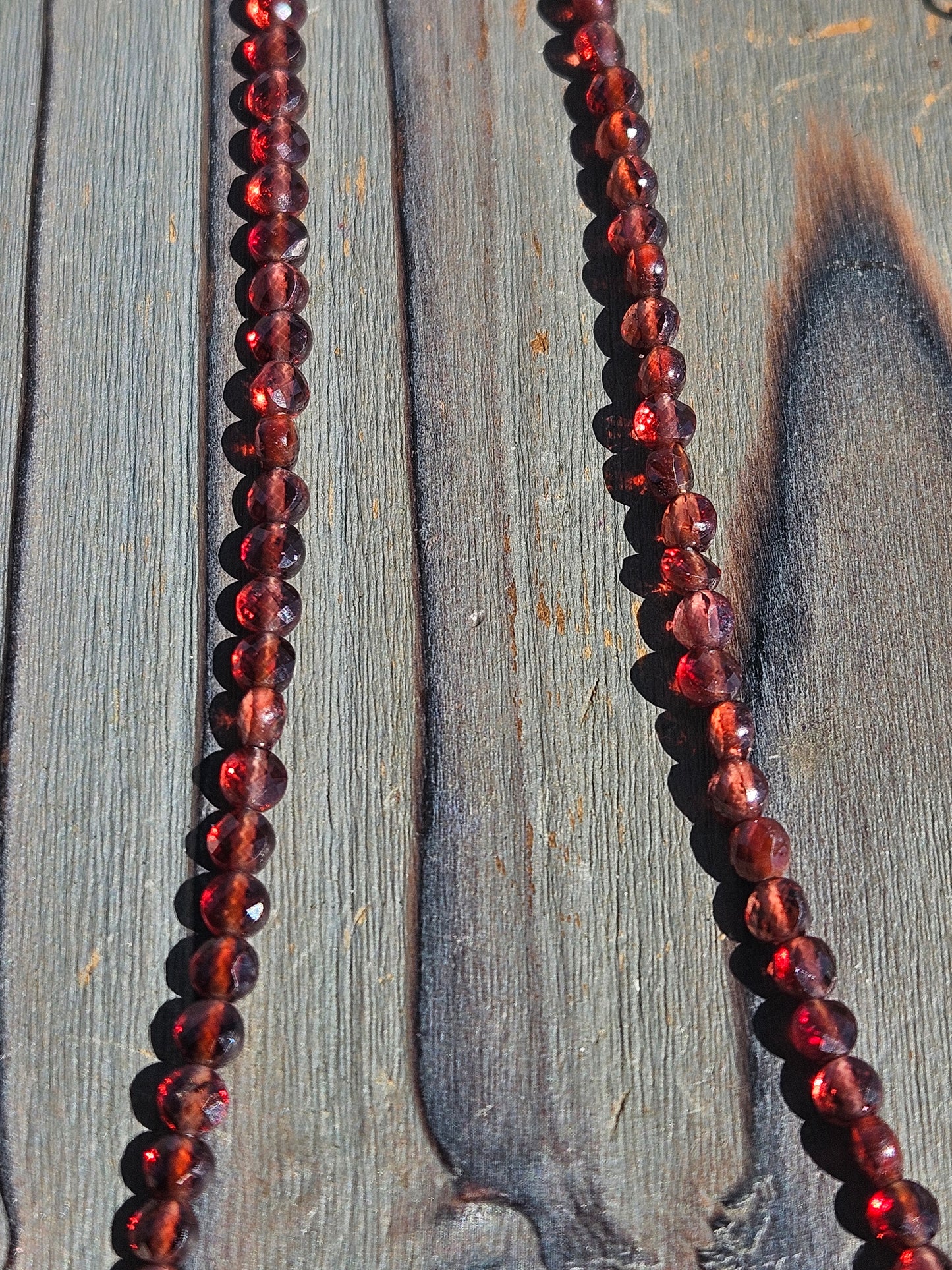 Garnet Necklace, 19in