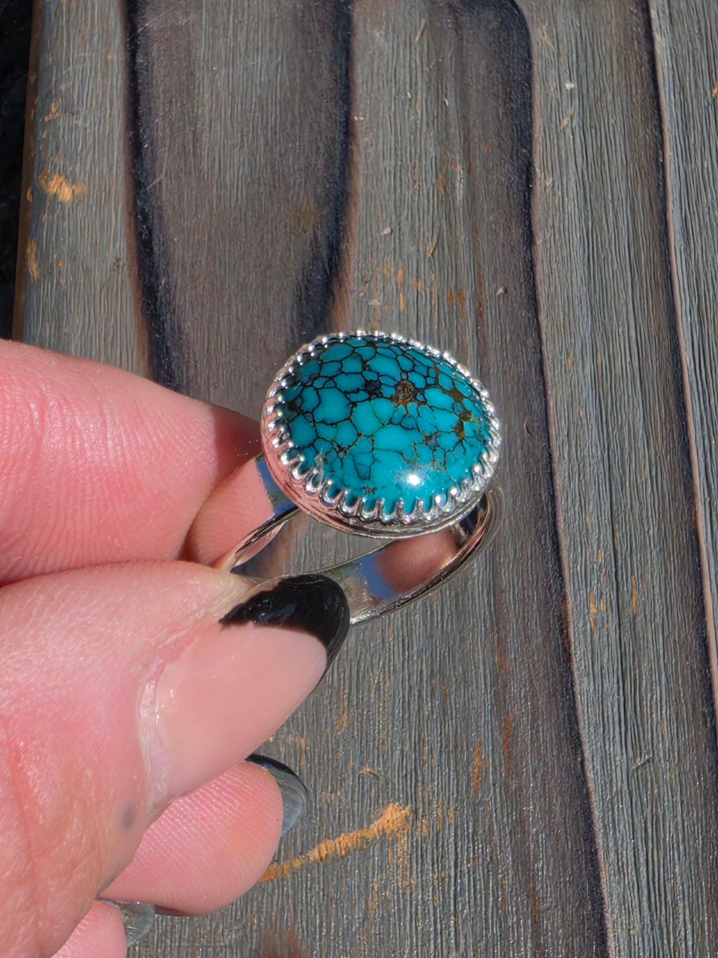 Heubi Turquoise Ring, Size 9