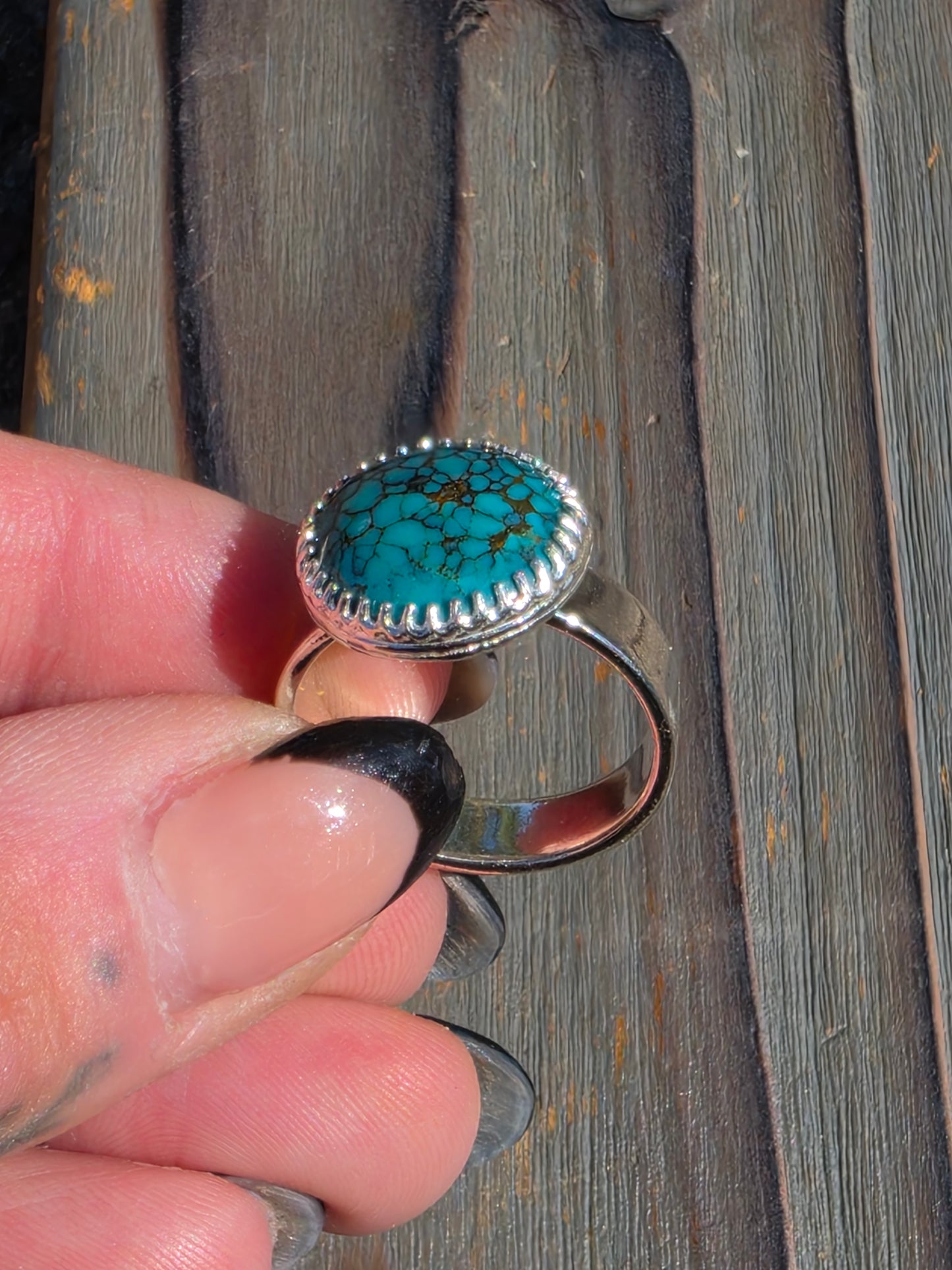 Heubi Turquoise Ring, Size 9