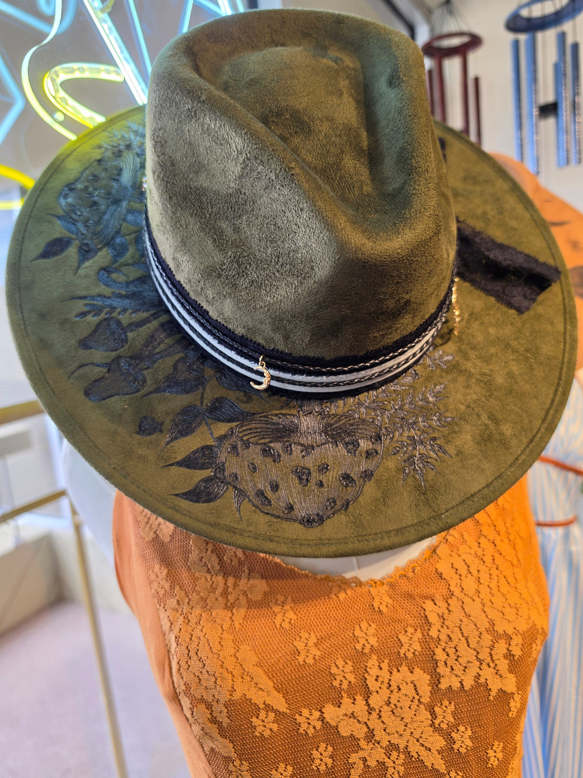 Mushroom Baker's Burns Hat