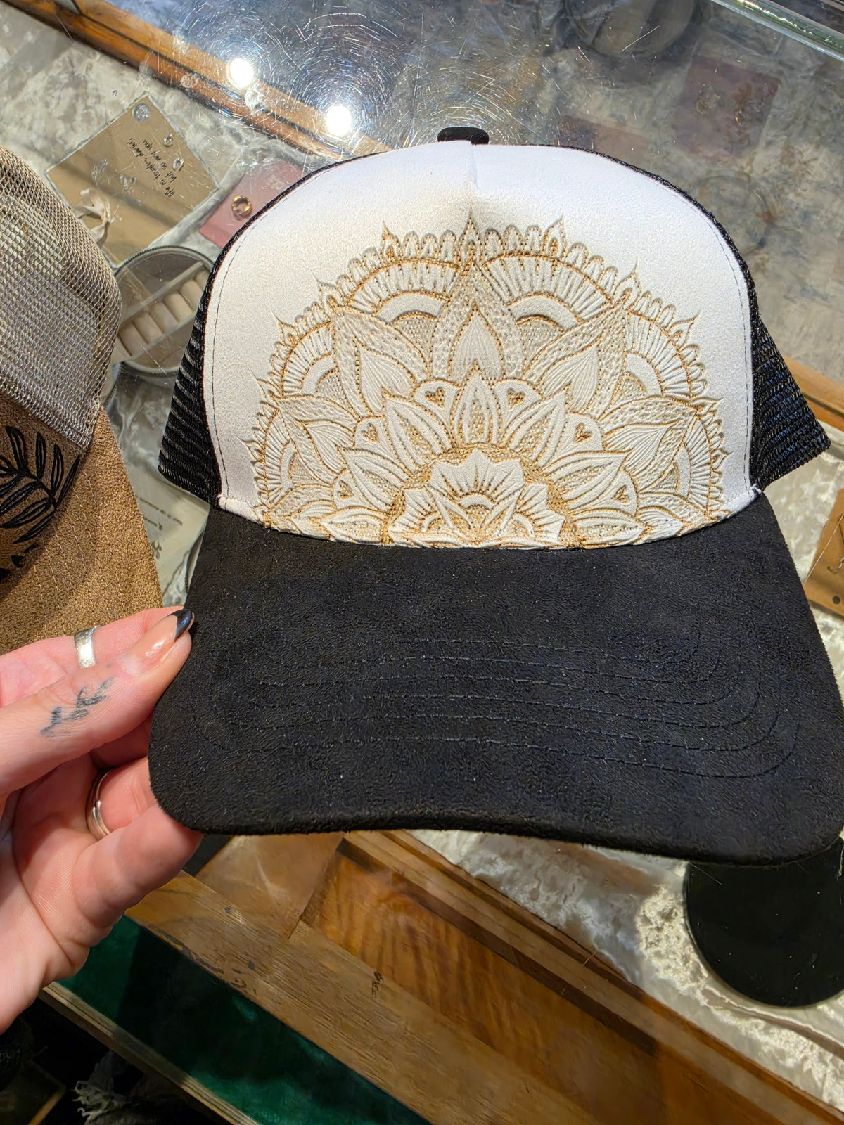 Mandala Baker's Burns Baseball Hat