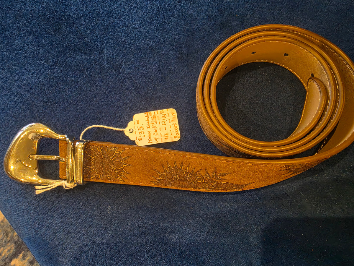 Baker's Burns Sunflower Belt