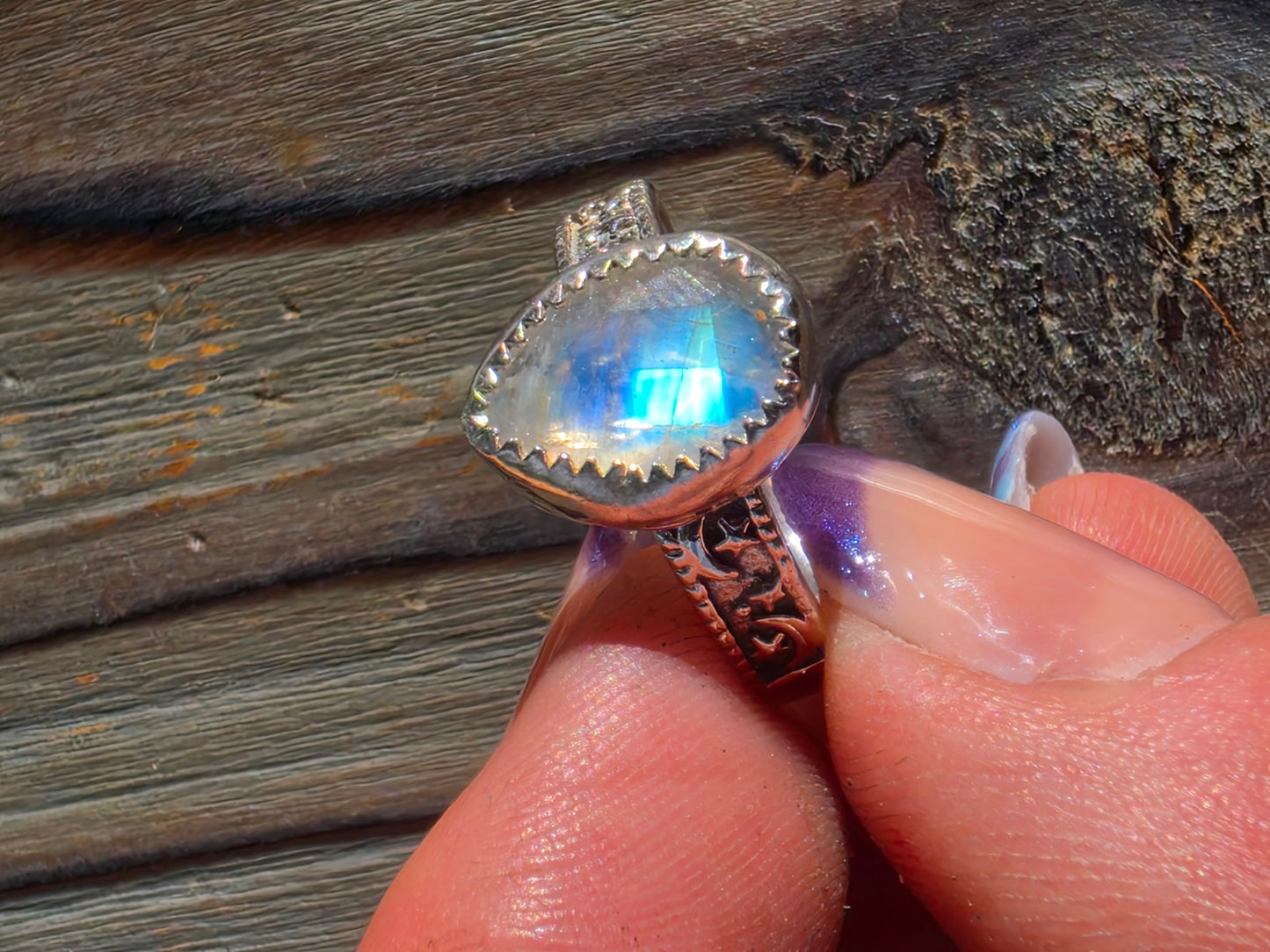 Moonstone Ring, Size 8