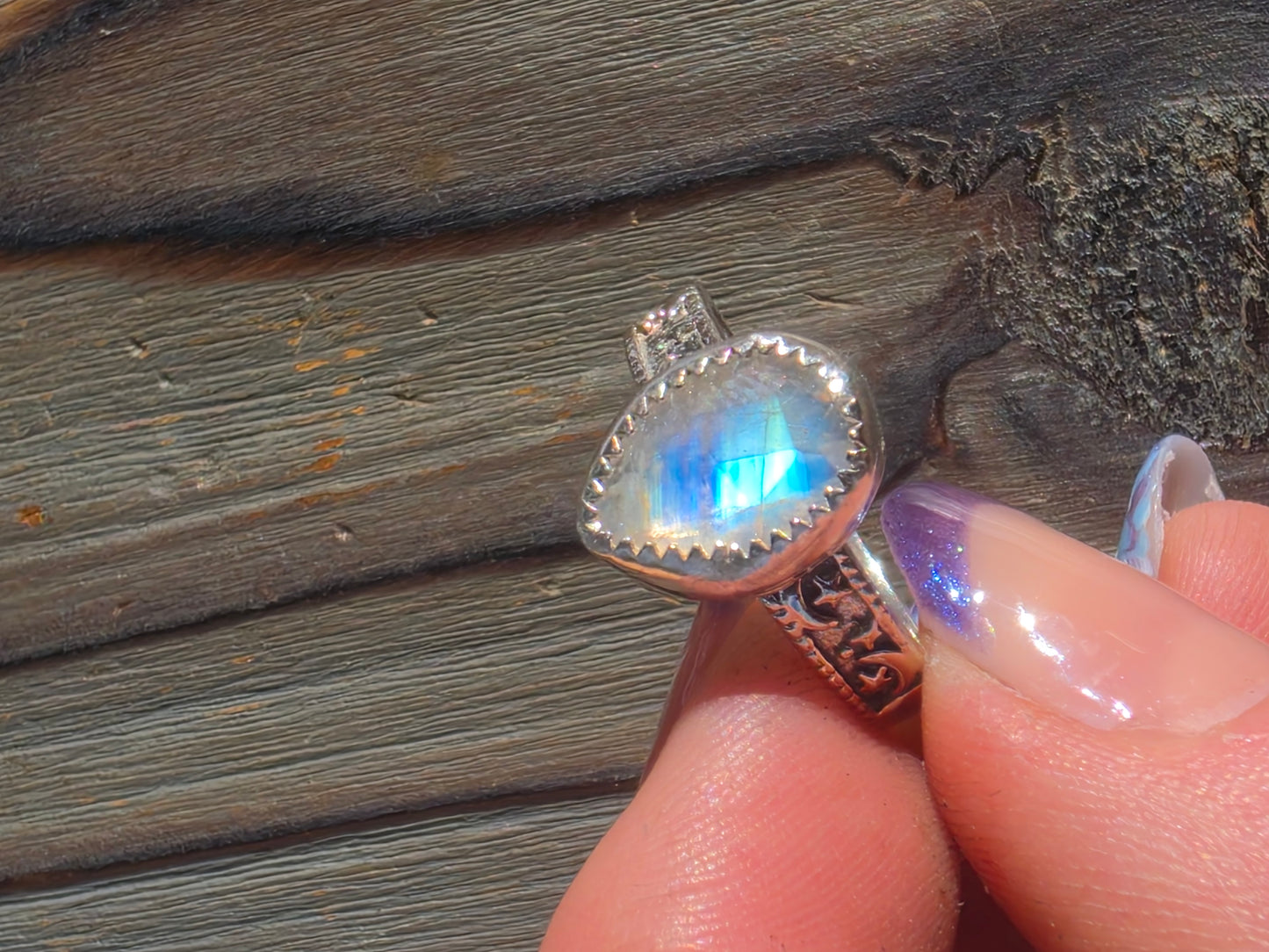 Moonstone Ring, Size 8