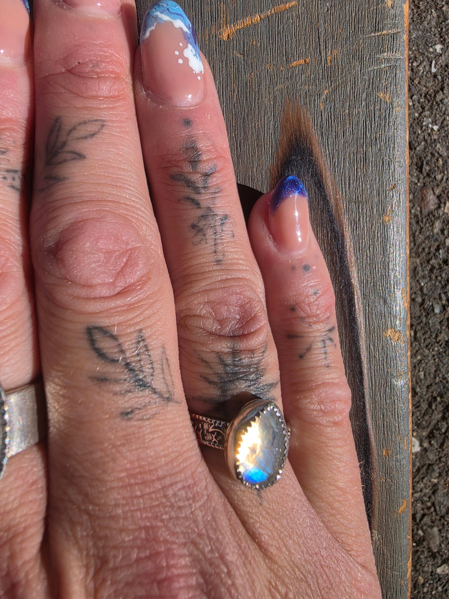Moonstone Ring, Size 8
