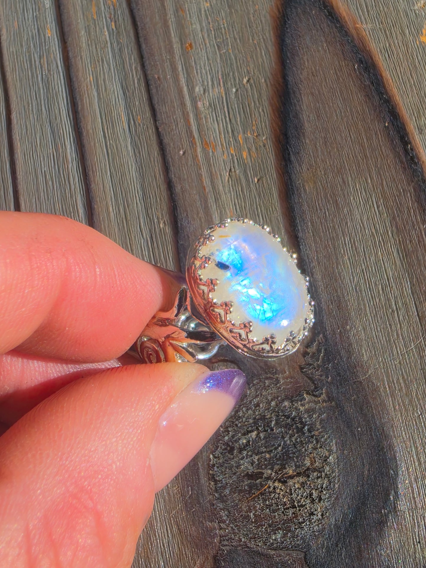 Moonstone Ring, Size 7