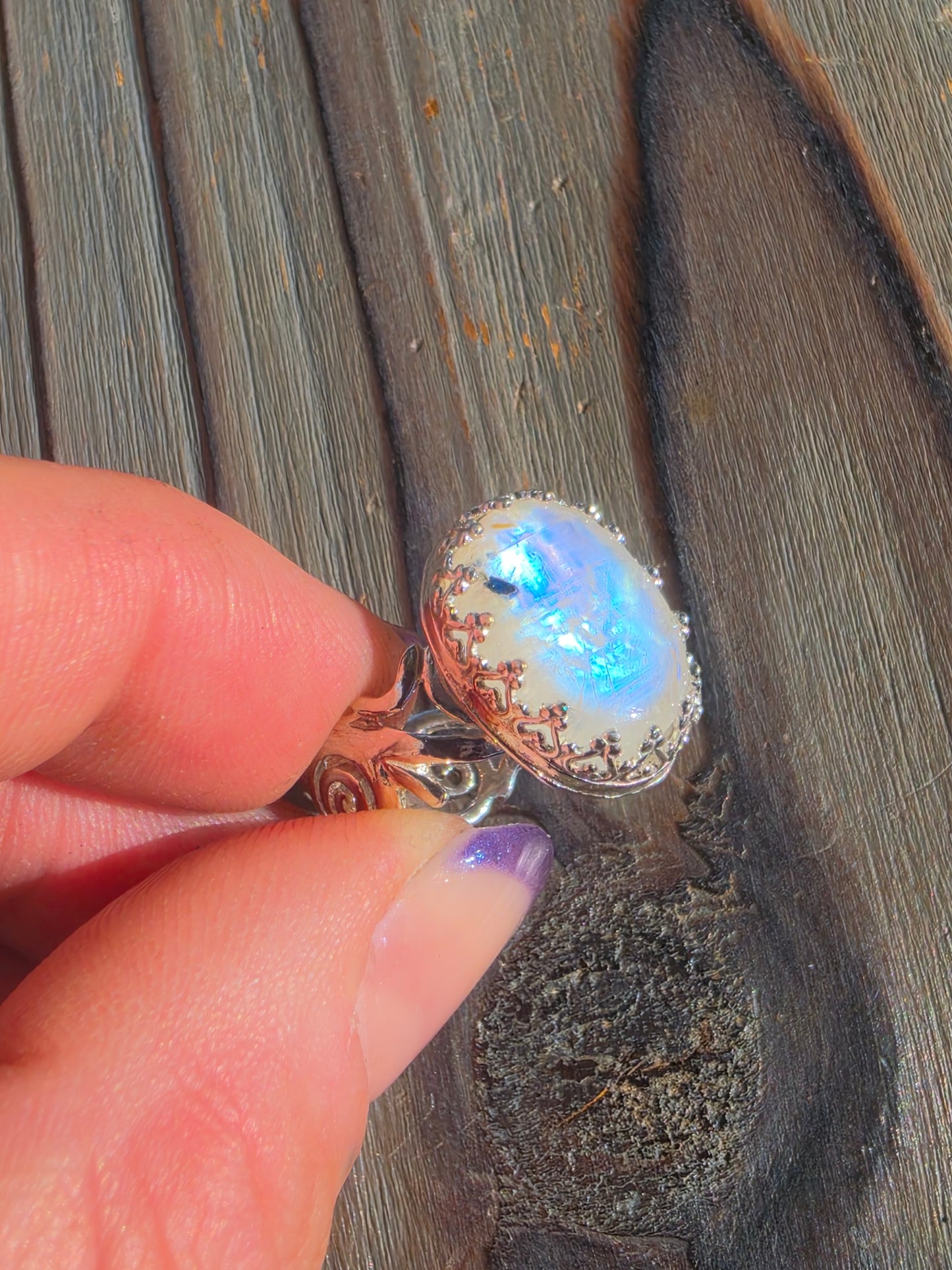 Moonstone Ring, Size 7