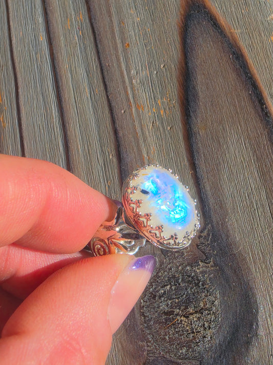 Moonstone Ring, Size 7