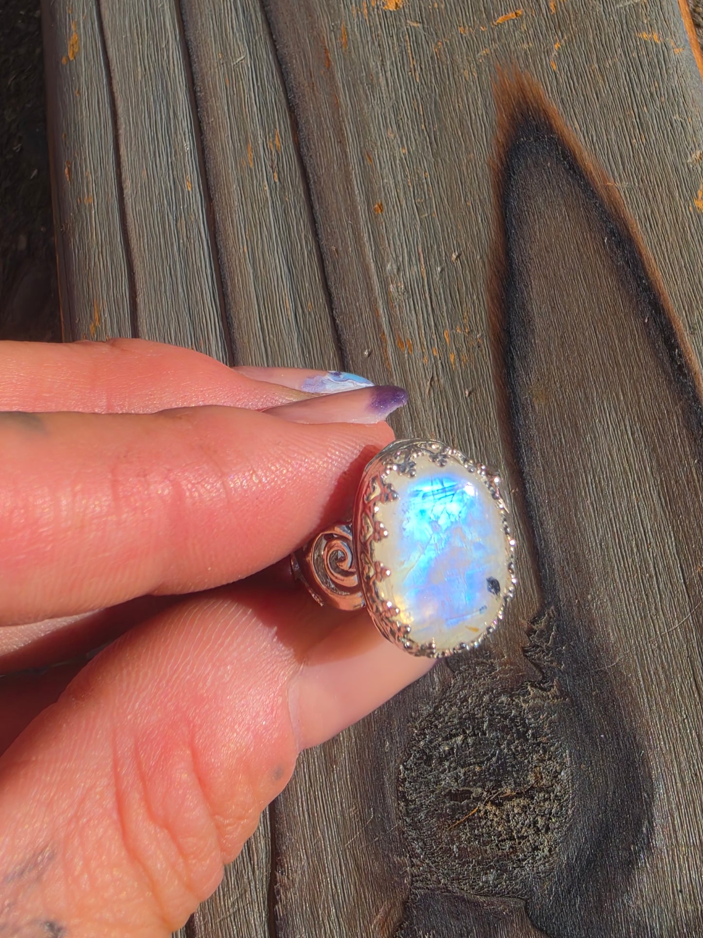 Moonstone Ring, Size 7