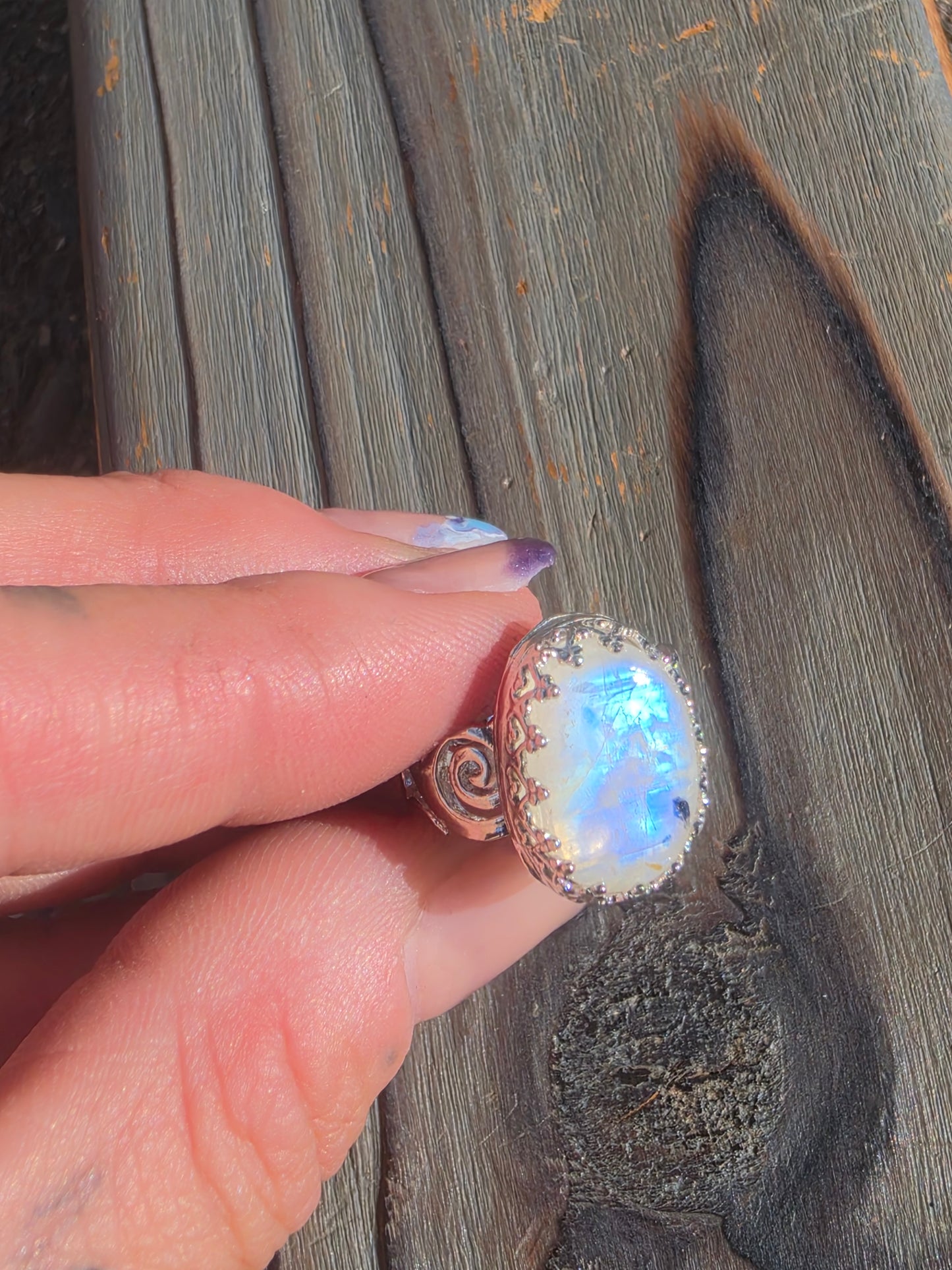 Moonstone Ring, Size 7