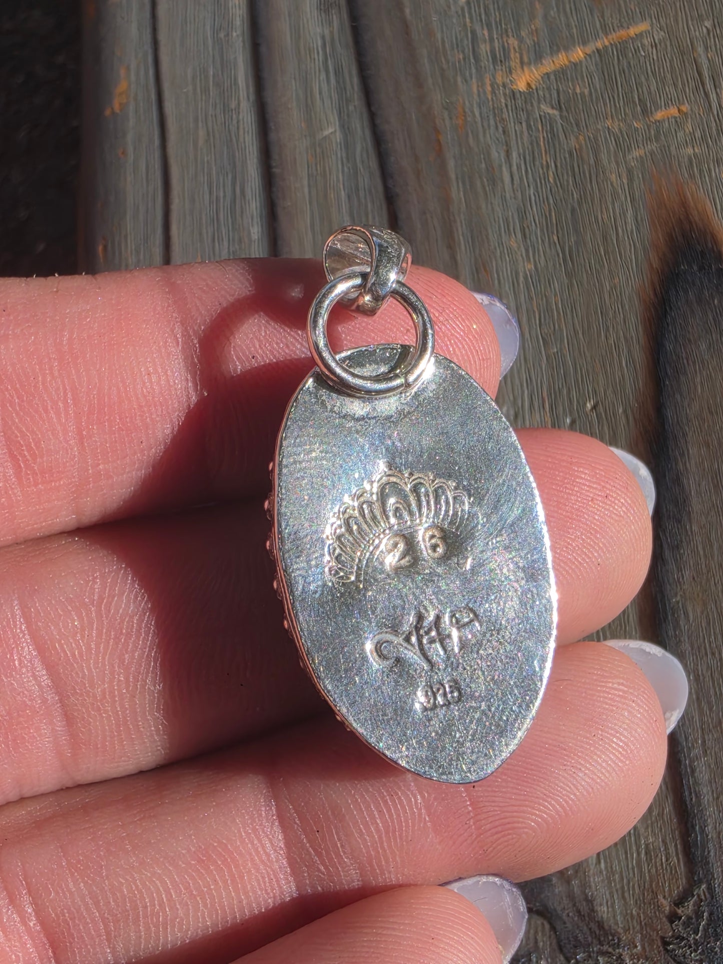 Pink Labradorite Pendant