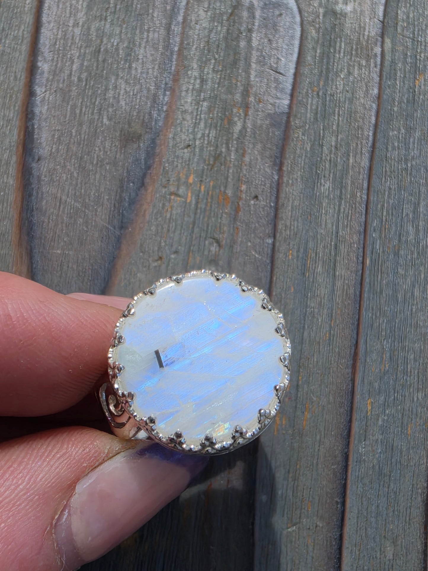Moonstone Ring, Size 8