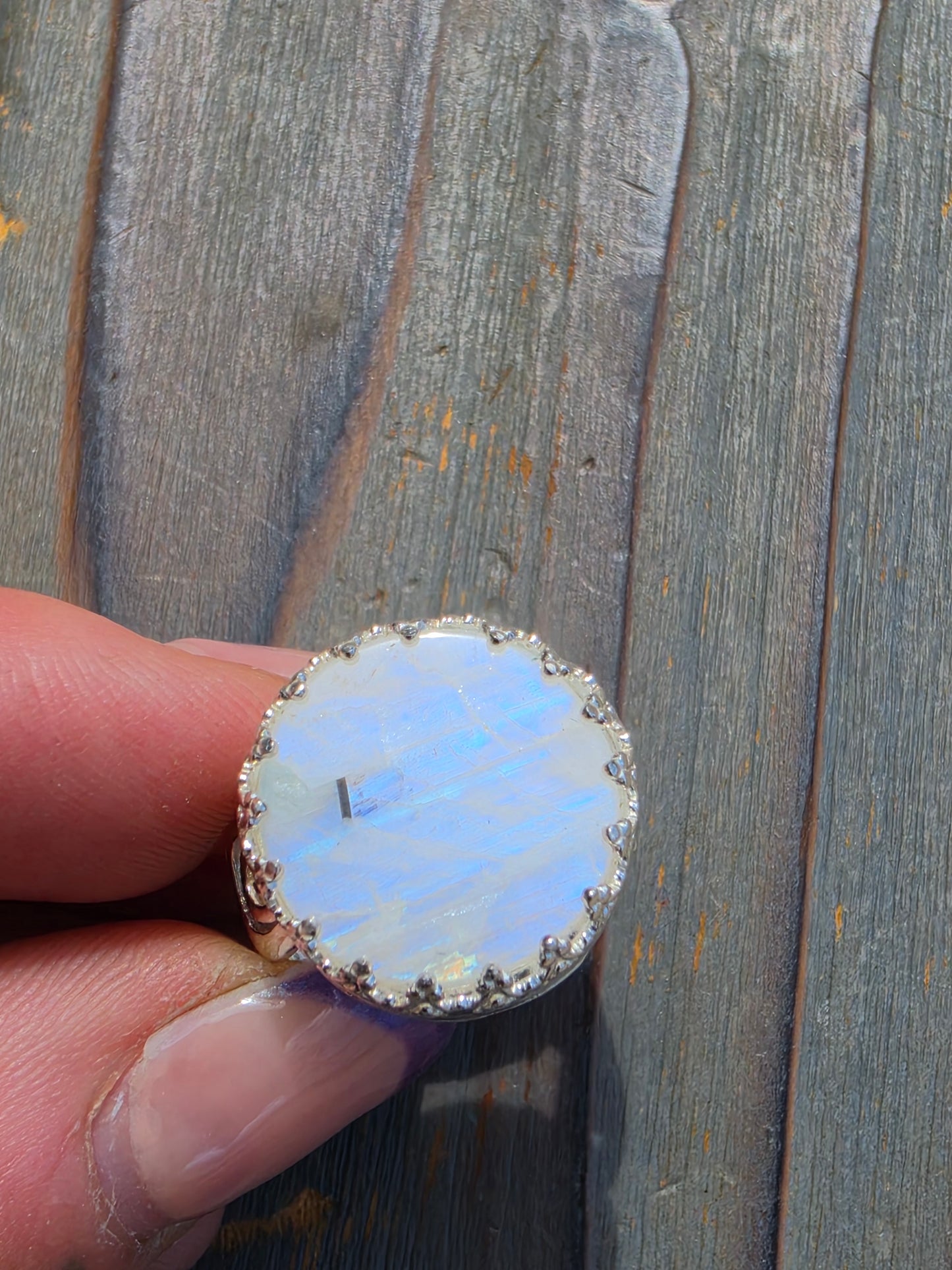Moonstone Ring, Size 8