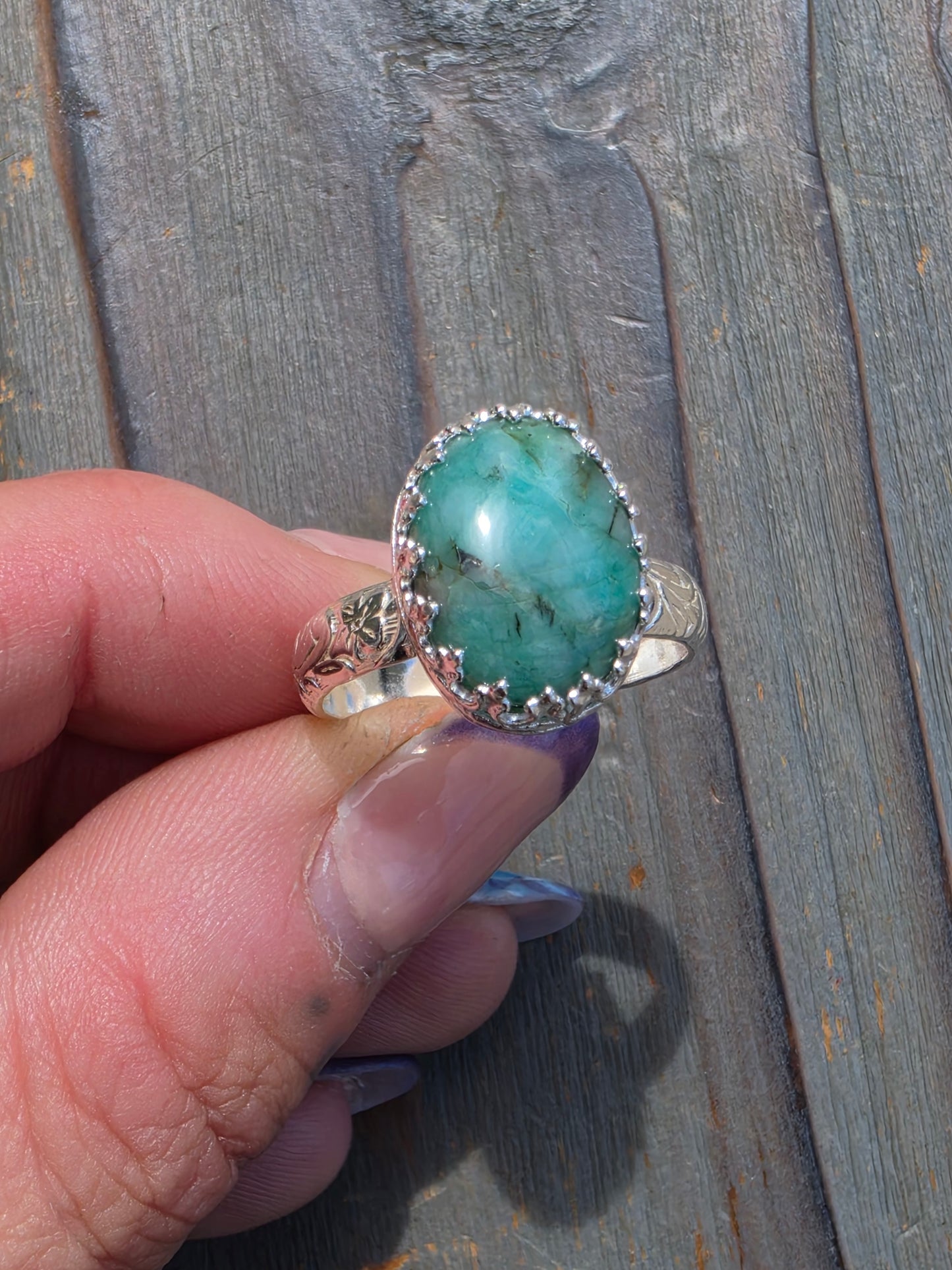 Emerald Ring, Size 9