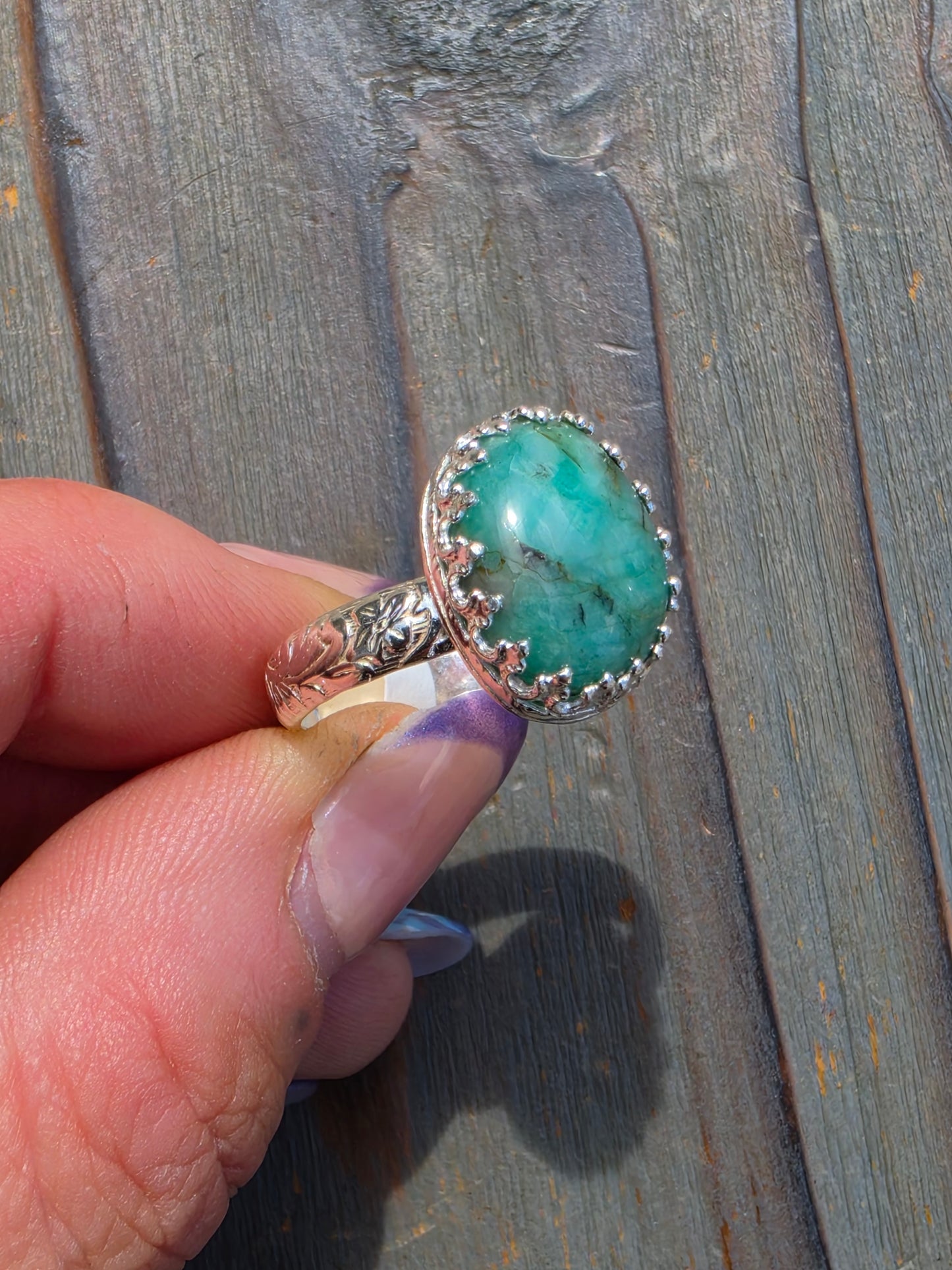 Emerald Ring, Size 9