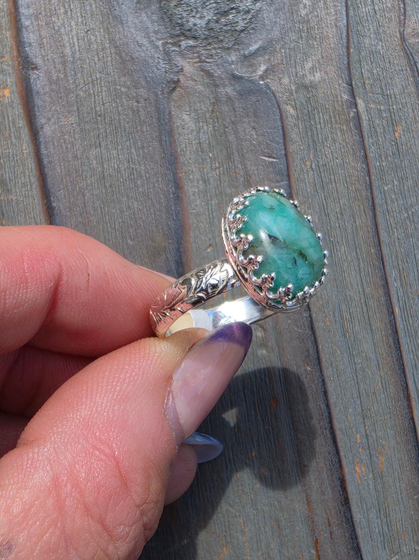 Emerald Ring, Size 9