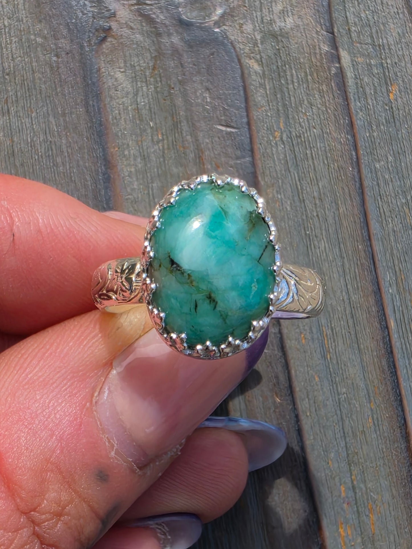 Emerald Ring, Size 9