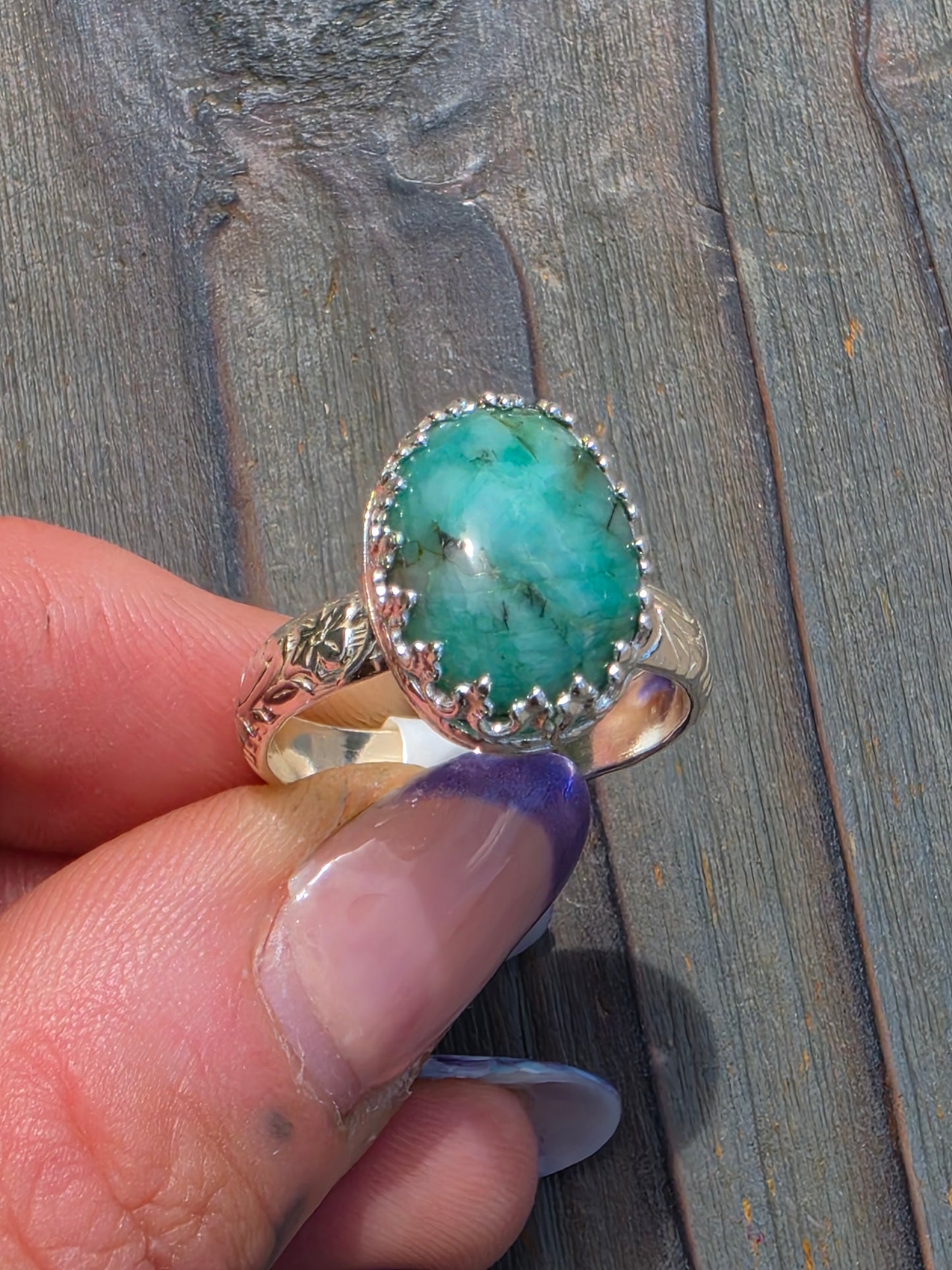 Emerald Ring, Size 9