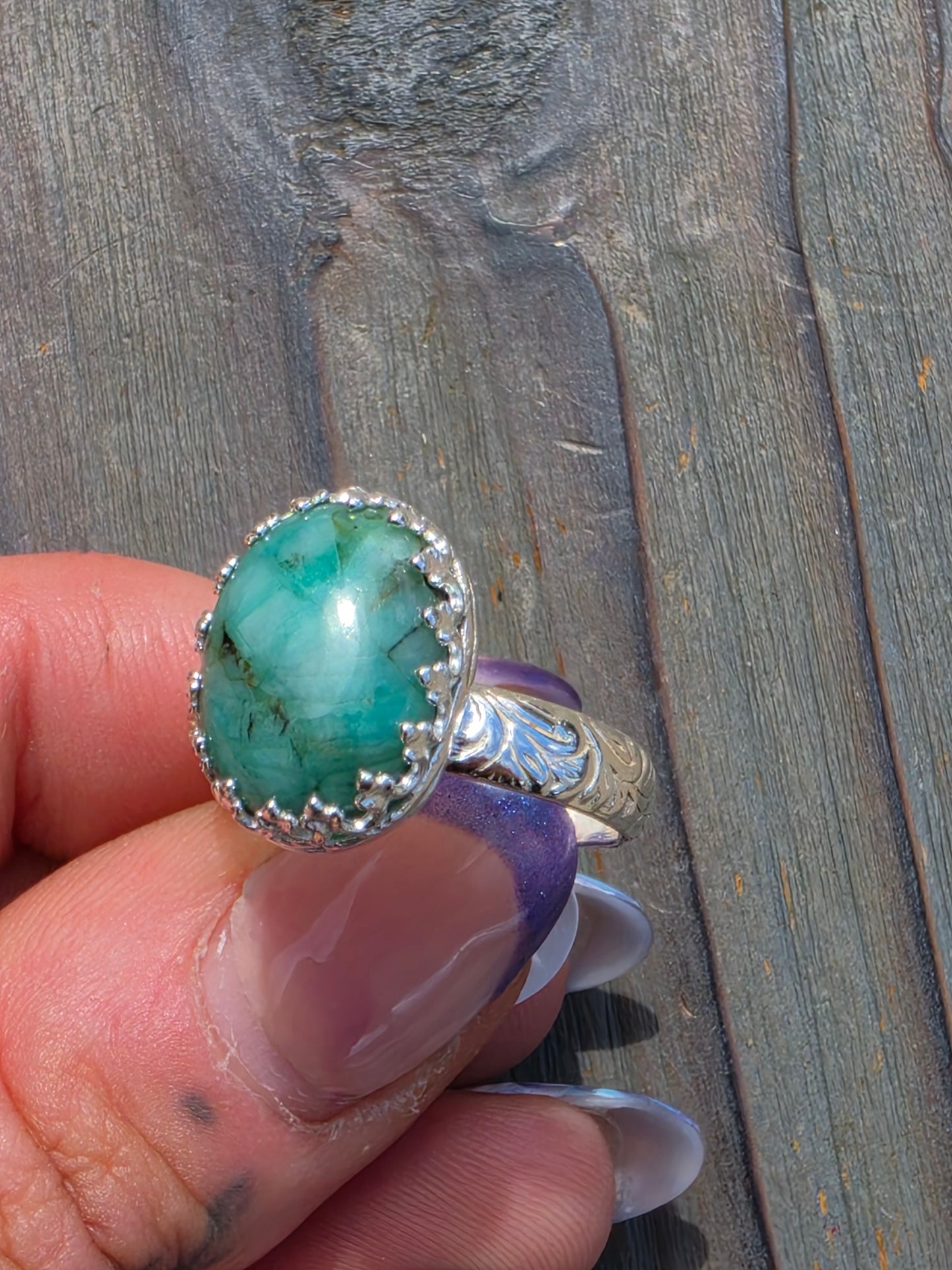Emerald Ring, Size 9