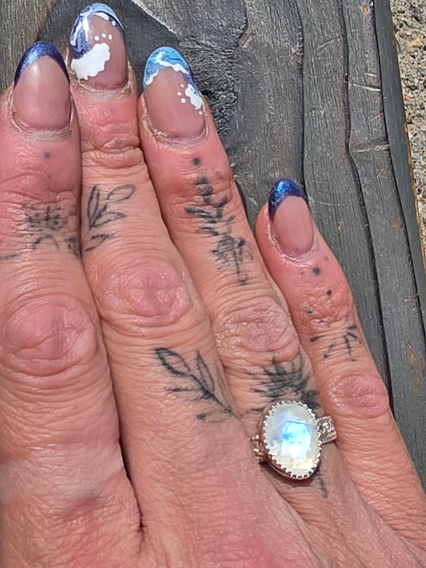 Moonstone Ring, Size 8