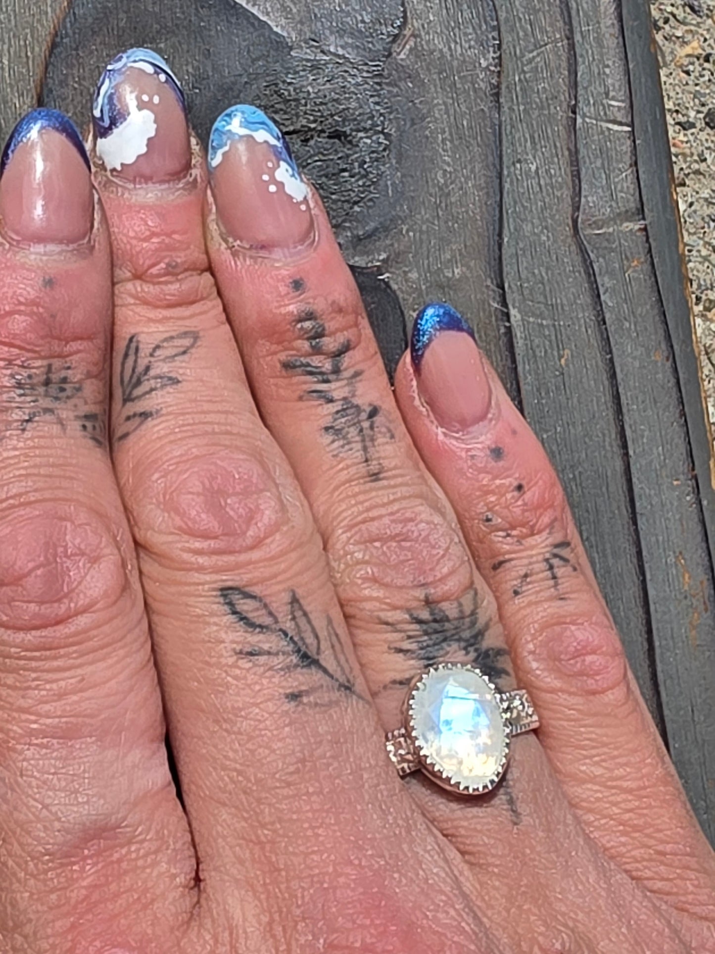 Moonstone Ring, Size 8
