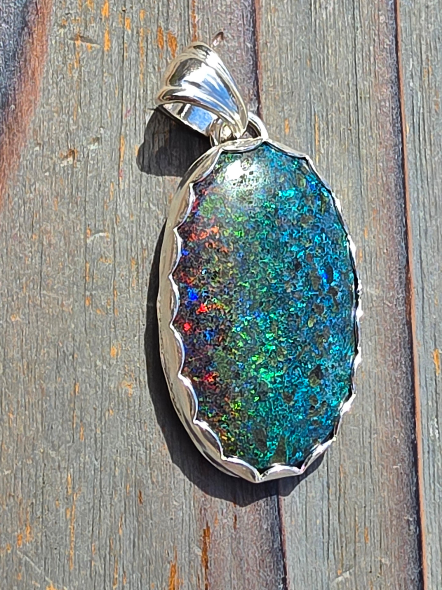 Andamooka Opal Pendant