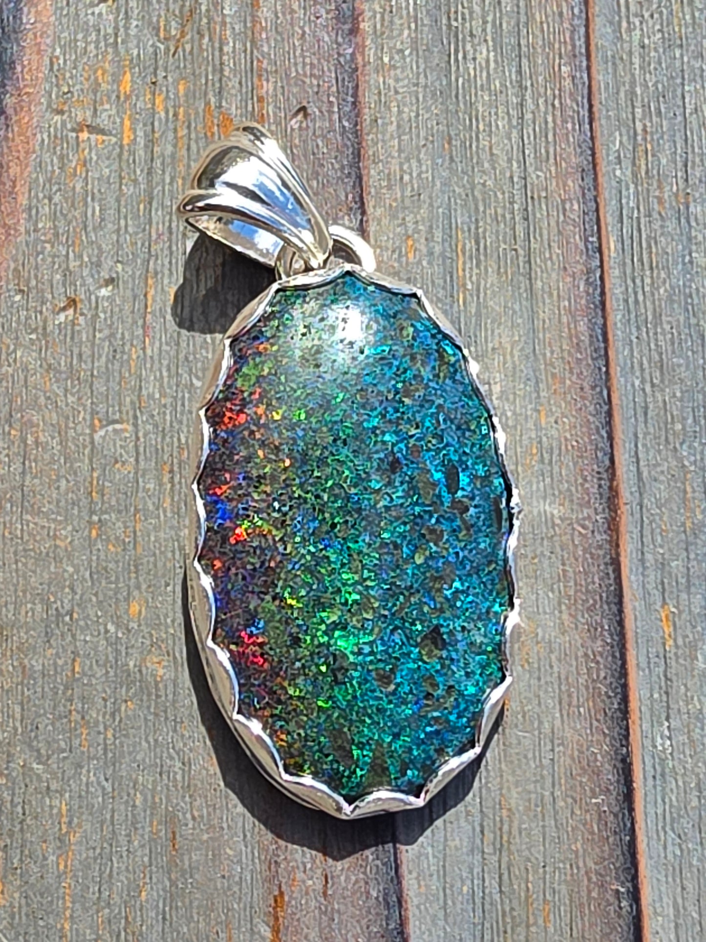 Andamooka Opal Pendant