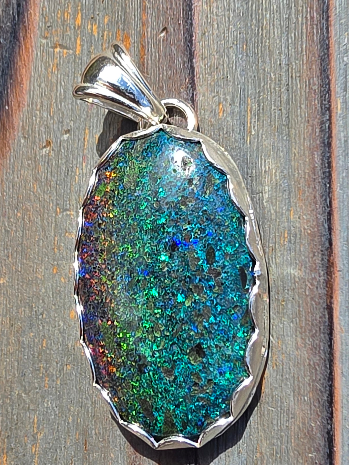 Andamooka Opal Pendant