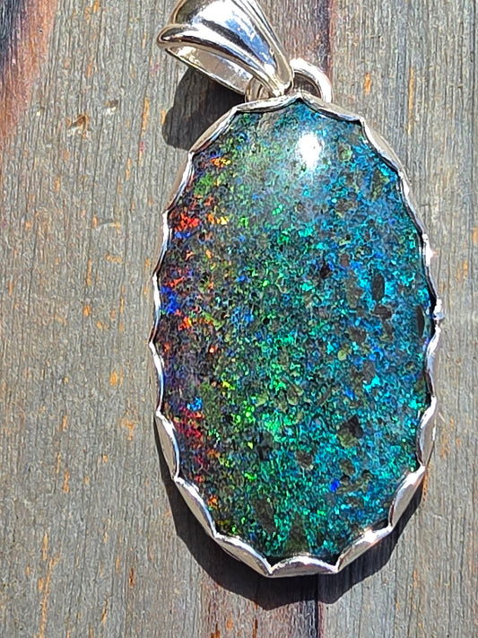 Andamooka Opal Pendant