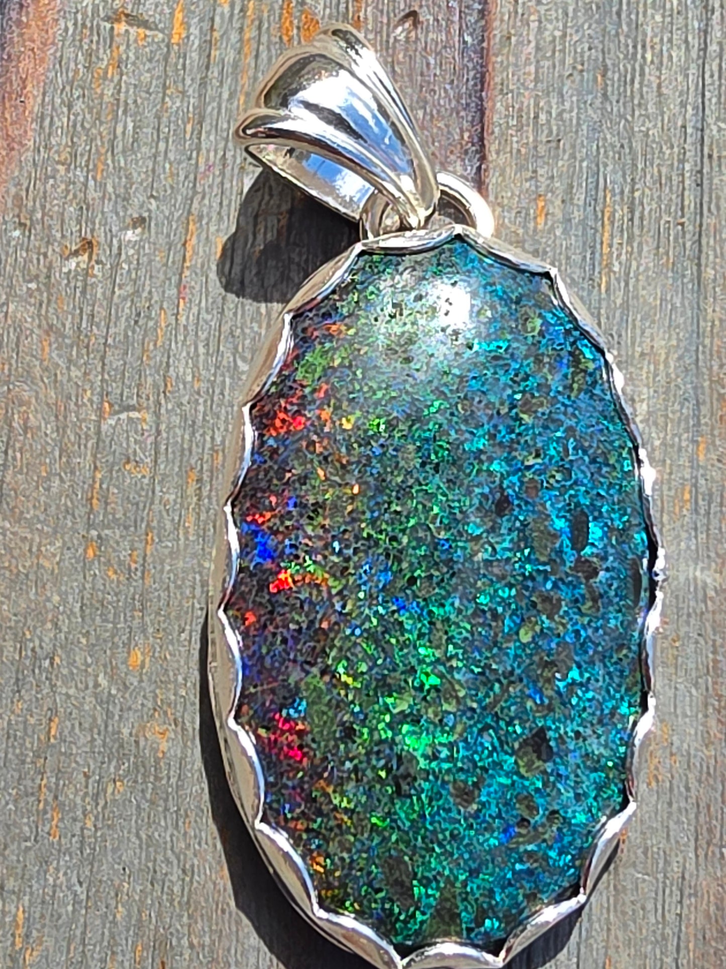 Andamooka Opal Pendant